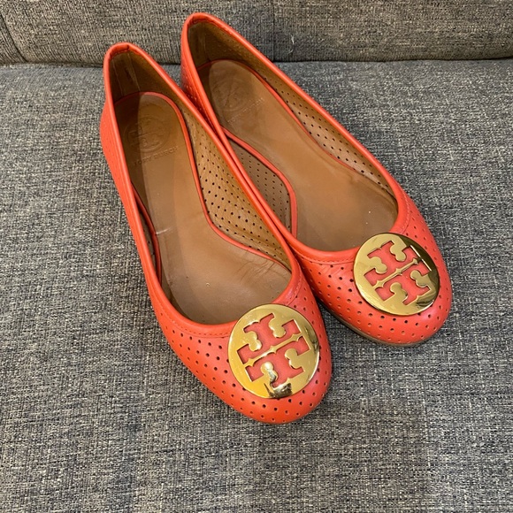 Tory Burch Shoes - Tory Burch Perforated Reva Ballet Flat Women Size 7